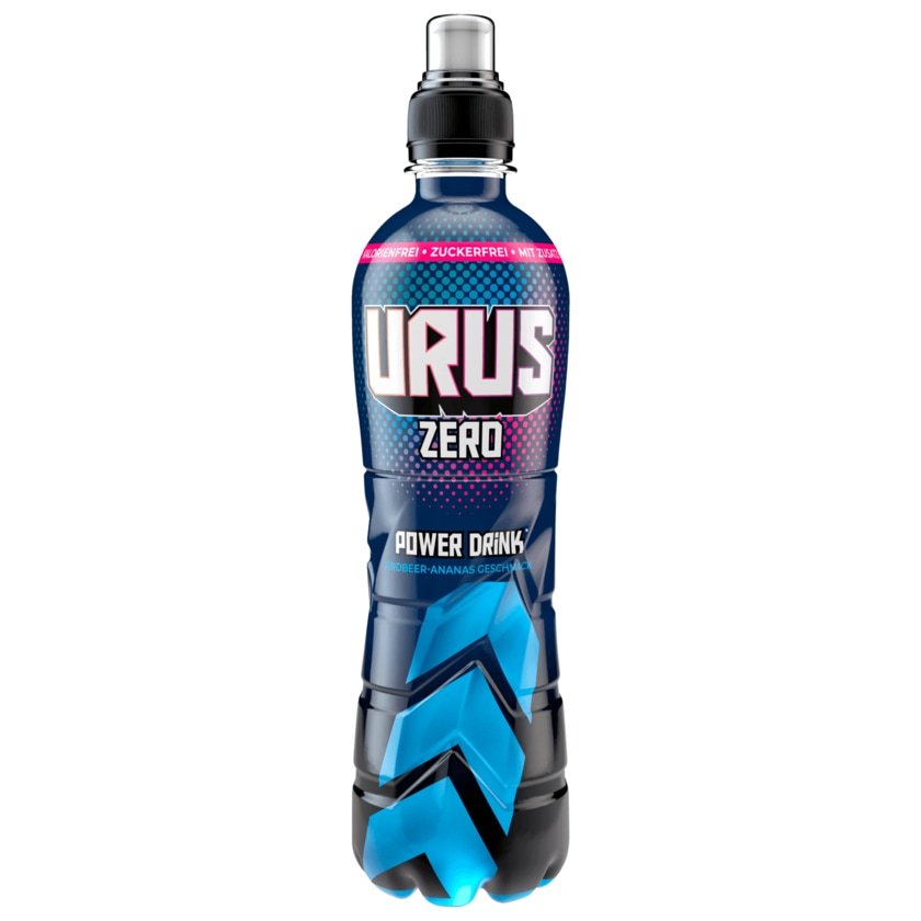 Urus Zero Power Drink Erdbeer-Ananas 0,5l